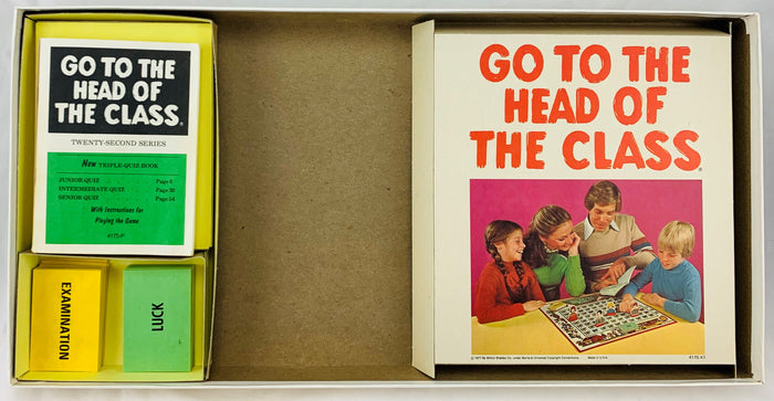 Go To The Head Of The Class Game 22nd Edition - 1977 - Milton Bradley - Great Condition