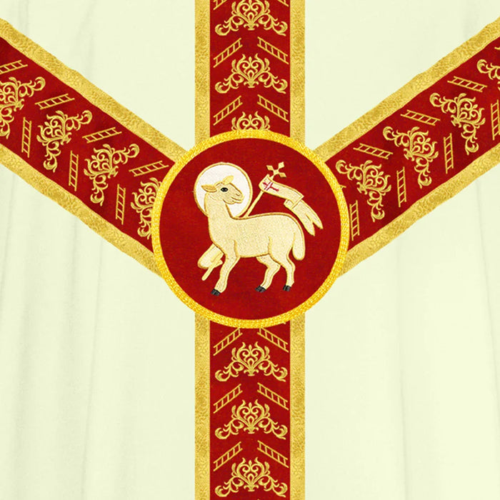 Gothic Chasuble with Adorned Orphrey