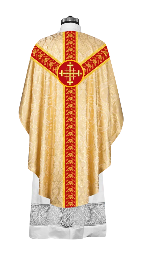 Gothic Chasuble with Adorned Orphrey