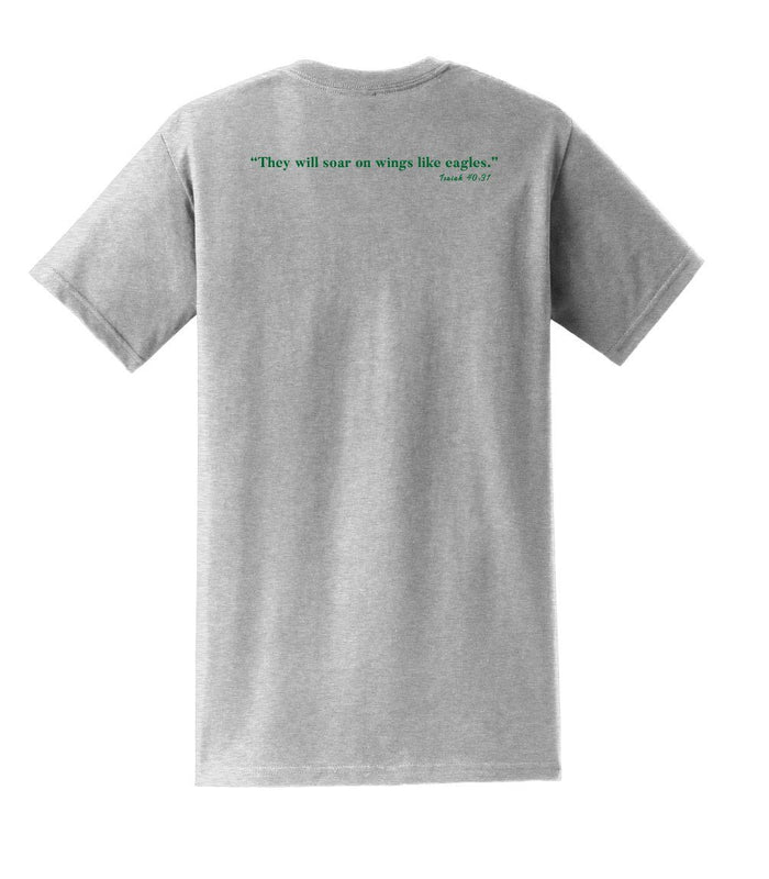Green & Gold Rounded Tee - Heidisonline