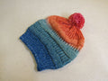 Handcrafted-Beanie-Hat-Multicolored-Pom-Pom-Merino-Female-Adult-508 1