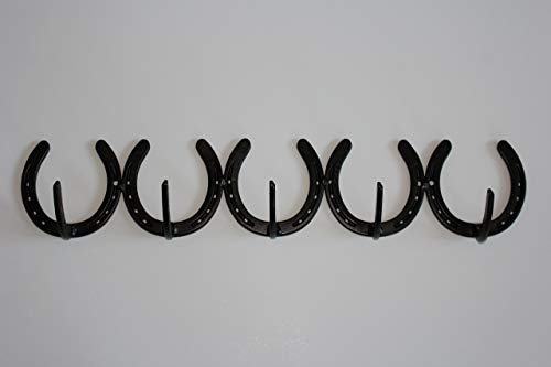 Horseshoe Coat Rack 5 place