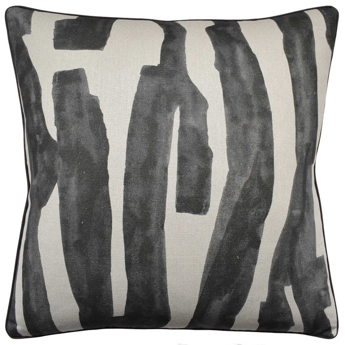 Decorative Throw Pillow - Intargia Raven Decorative Pillow by Ryan Studio - Lee Jofa Kelly Wearstler