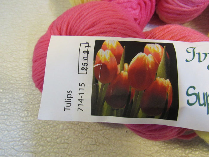 Ivy-Brambles-Superwash-Worsted-Yarn-Tulips-5-Skeins-250-Yards-Each-296 7