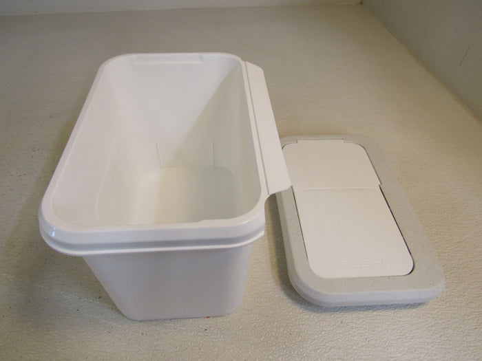 KaryHome-Over-Cabinet-Door-Waste-Basket-White-Slide-Top-840 5