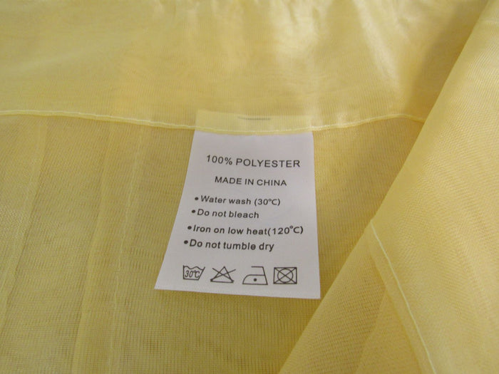 Keqiaosuocai-Sheer-Curtains-Lot-of-2-84in-L-x-52in-W-Golden-Yellow-Polyester-886 4
