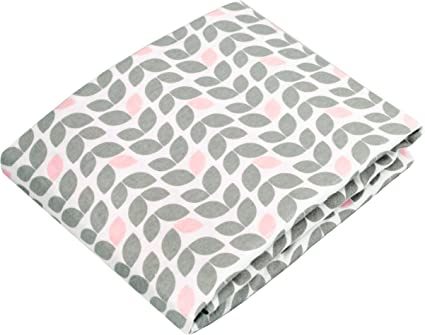 Kushies Baby Fitted Crib Sheet | Grey Petal