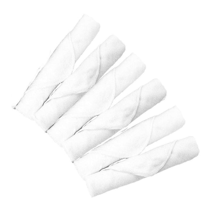 Kushies Wash Cloths, 6 Pack | White
