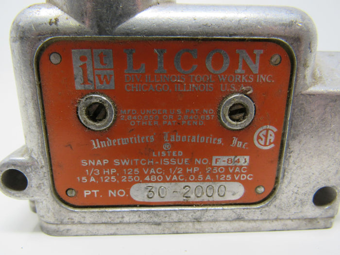 Licon-Snap-Limit-Switch-15A-125-250-or-480-VAC-Issue-No-F-84-30-2000-776 5