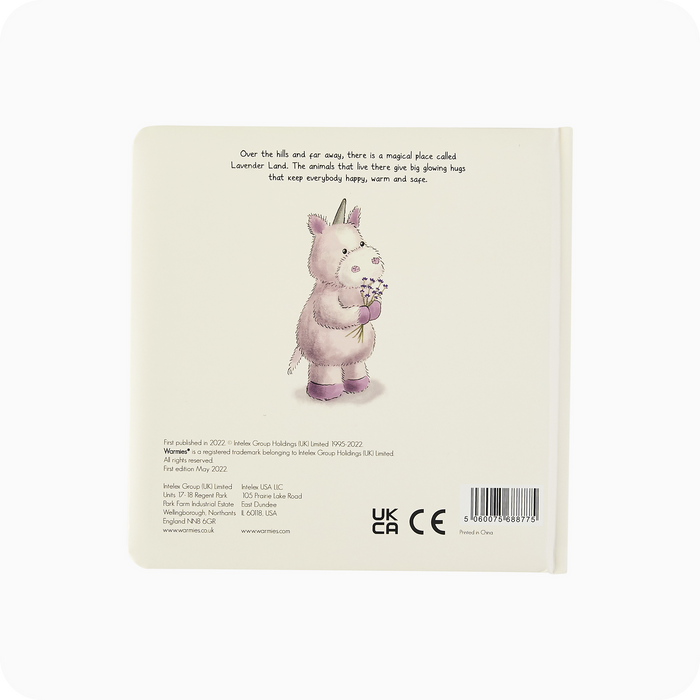 warmies little unicorn's birthday on a white background