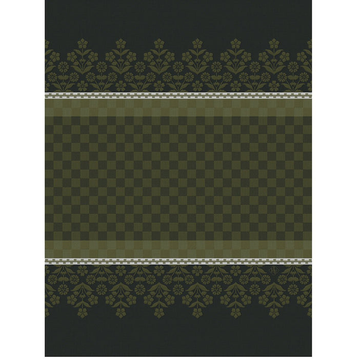 Lulu Lucien Green Tea Towel by Le Jacquard Français