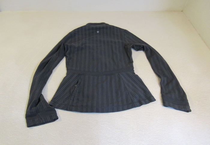 Lululemon-Athletic-Zip-Up-Sweatshirt-Dark-Gray-Female-Size-8-586 6