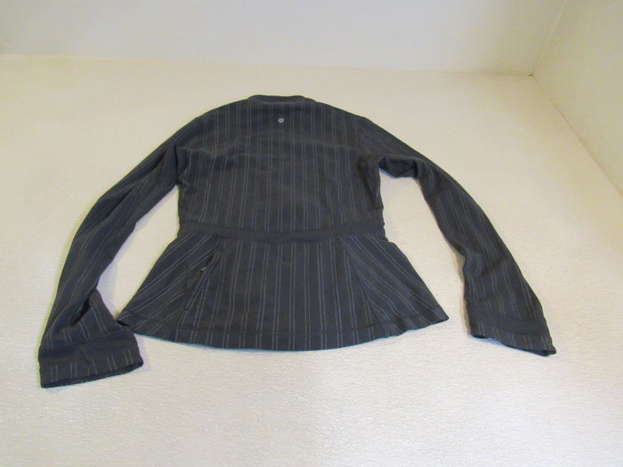 Lululemon-Athletic-Zip-Up-Sweatshirt-Dark-Gray-Female-Size-8-586 8