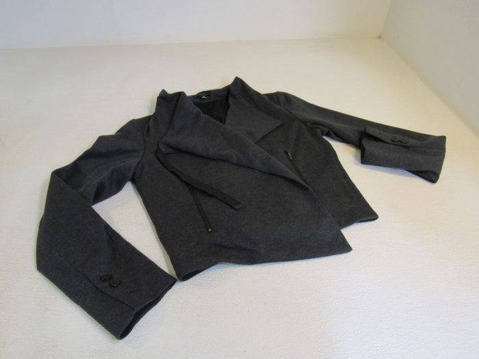 Lumiere-Self-Wrap-Coat-Dark-Gray-Polyester-Rayon-Female-Size-M-364 1