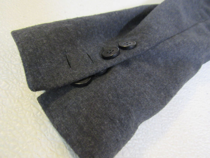 Lumiere-Self-Wrap-Coat-Dark-Gray-Polyester-Rayon-Female-Size-M-364 5