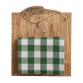 Lure Engraved Wood Board & Tea Towel