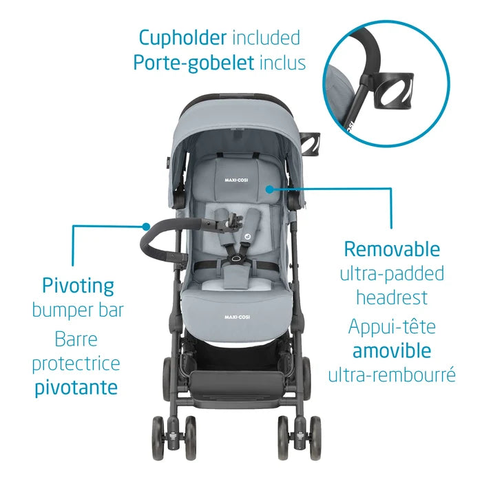 Maxi Cosi Lara Ultracompact Stroller | Essential Grey