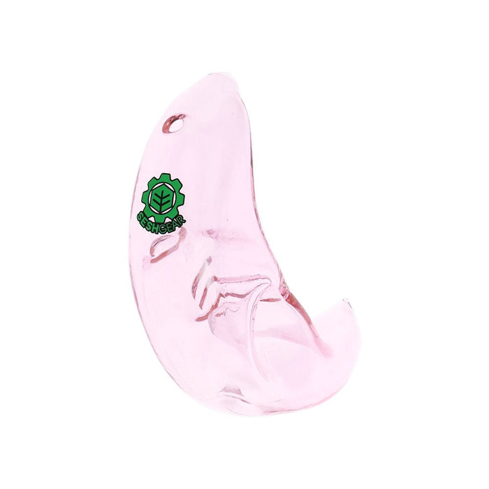 Moonlit Crescent Glass Hand Pipe - 3.75"