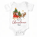 My First Christmas - Personalized Baby Onesie, Gift For Baby, Christmas Gift For New Baby