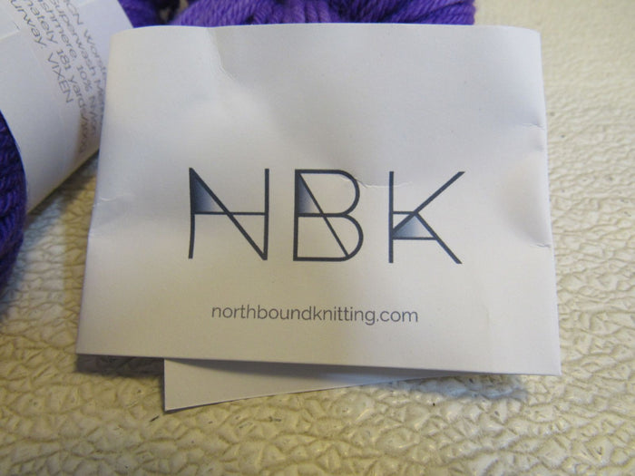NBK-MCN-Worsted-Yarn-Vixon-2-Skeins-181-Yards-Each-Purple-406 5