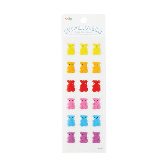 OOLY - Stickiville Stickers - Gummy Bears