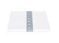 Duvet Cover - Ophelia Indigo Blue Bedding by Matouk Schumacher - Greek Key Embroidery