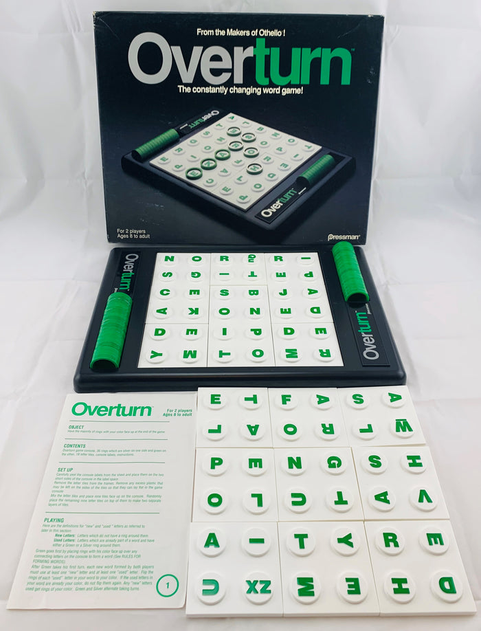 Overturn Game - 1993 - Pressman - Great Condition