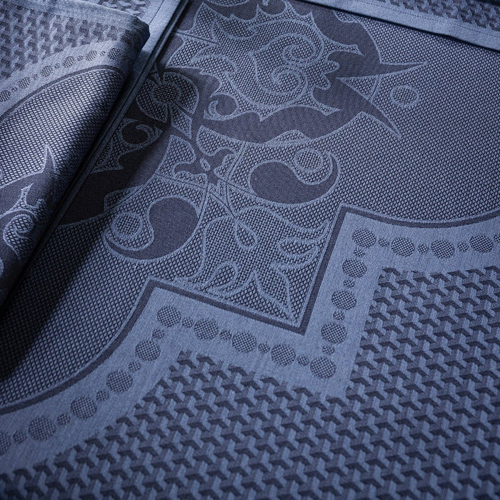 Palais Venitien Blue 20" x 59" Runner by Le Jacquard Français - 9at Fig Linens and Home - 3