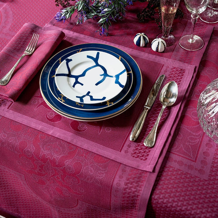 Palais Venitien Pink 20" x 14" Placemat by Le Jacquard Français - 9at Fig Linens and Home - 5