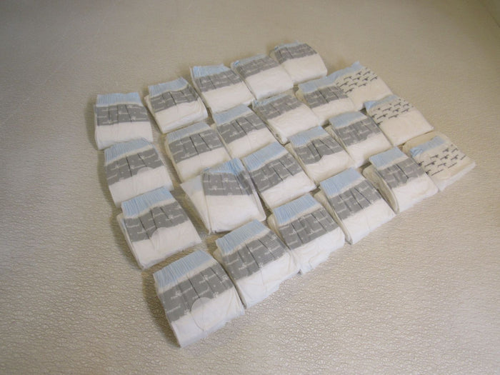 Paw-Inspired-Disposable-Female-Dog-Diapers-Lot-of-23-White-Small-14-in-to-19-in-498 1