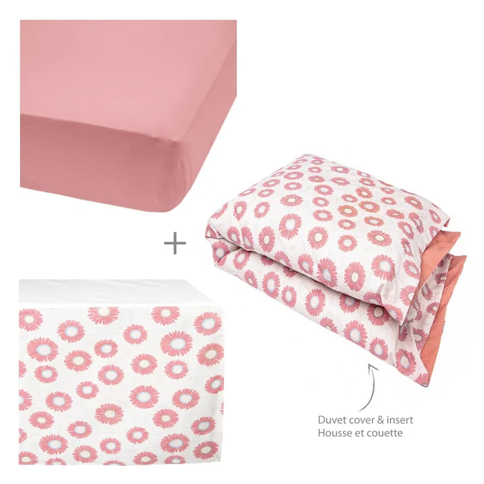 Perlimpinpin 4-Piece Crib Bedding Set | Lillies