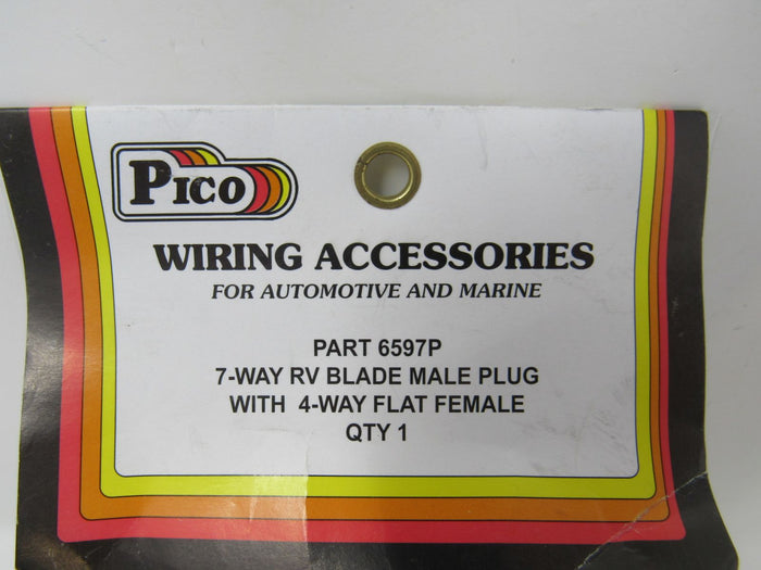 Pico-7-Way-RV-Blade-Male-Plug-with-4-Way-Flat-Female-6597P-280 8