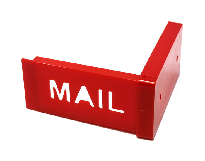 Plastic Front Mount Red Mailbox Flag for Brick, Stone Mailboxes, Mail Alert Flag, Stylish Mailbox Alert Flag