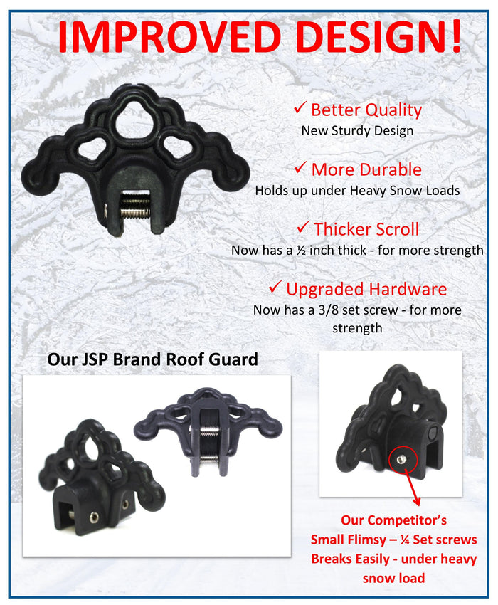 Plastic Roof Ice Guard Snow Guard Snow Stops for Standing Seam Metal Roofing