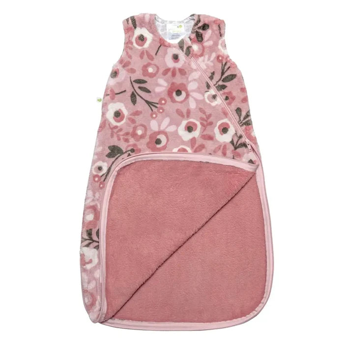 Plush Sleep Bag + Plush Blanket 0-36m | Flower