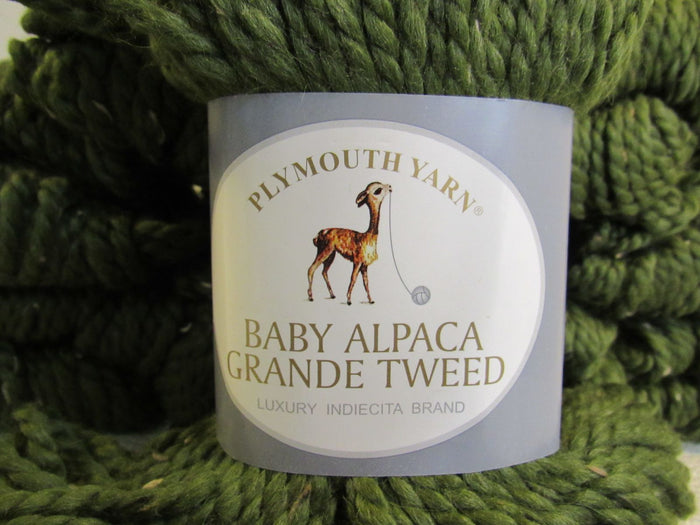 Plymouth-Yarn-Baby-Alpaca-Grande-Tweed-Yarn-Sage-Green-10-Skeins-110-Yards-Each-252 5