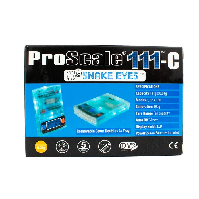Pro Scale 111-C Snake Eyes Clear Scale