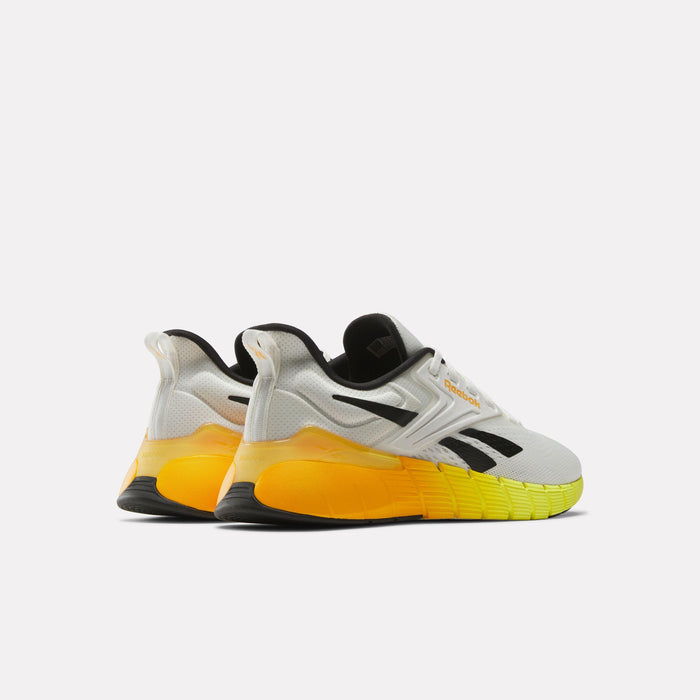 Reebok Footwear Men Nano Gym Shoes CHALK/BLACK/ELECTRIC AMBER