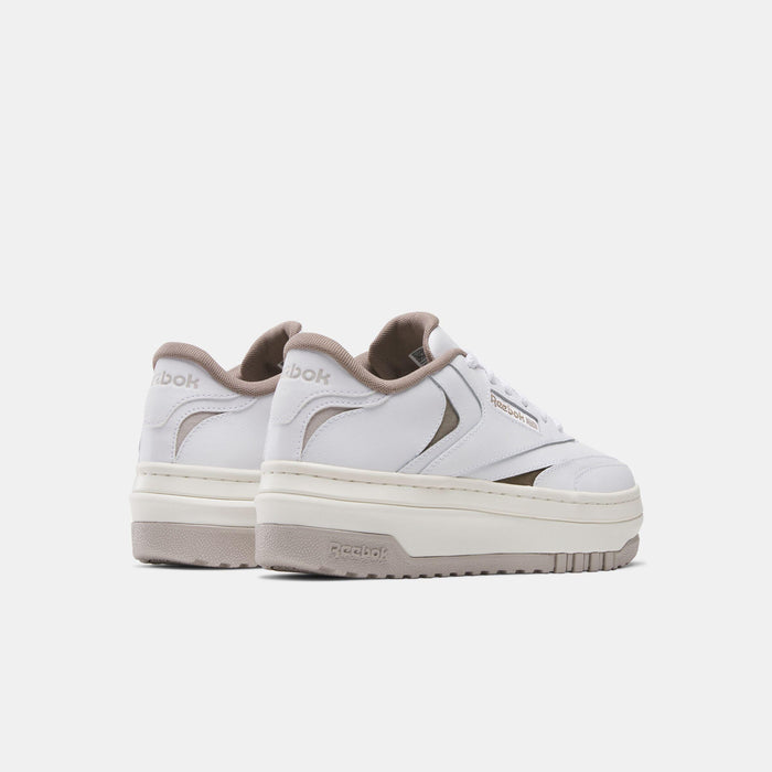 Reebok Footwear Women Club C Extra Shoes WHITE/HAZYGREY/GRITTYGREY