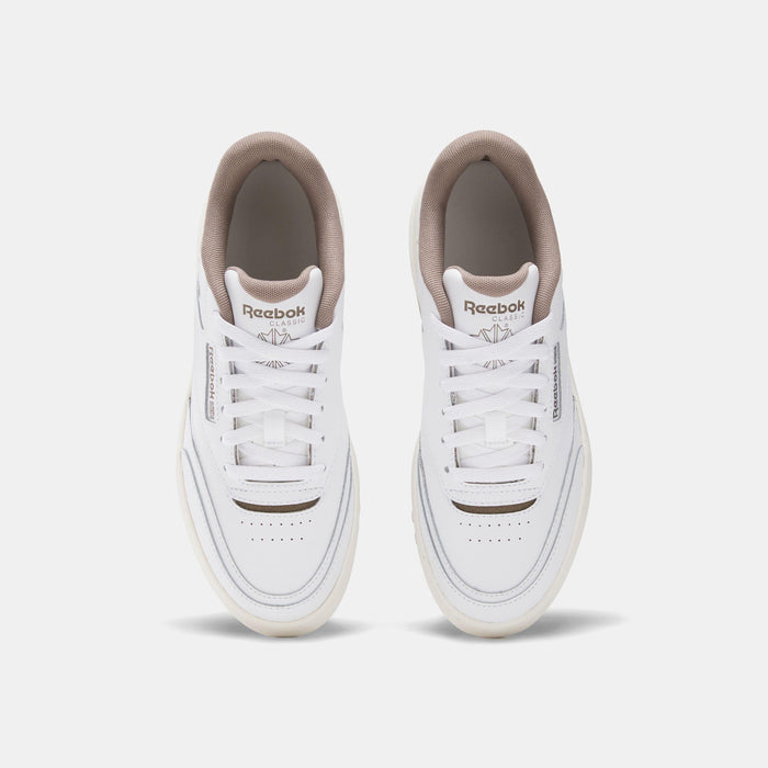Reebok Footwear Women Club C Extra Shoes WHITE/HAZYGREY/GRITTYGREY