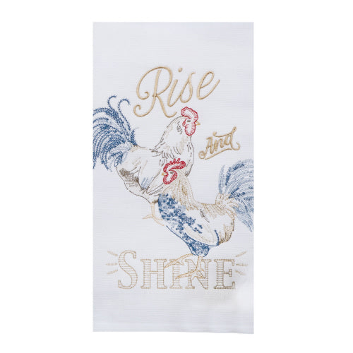 Rise & Shine Emb. Dual Purpose Towel