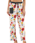 rise and shine floral pj pant on a white background