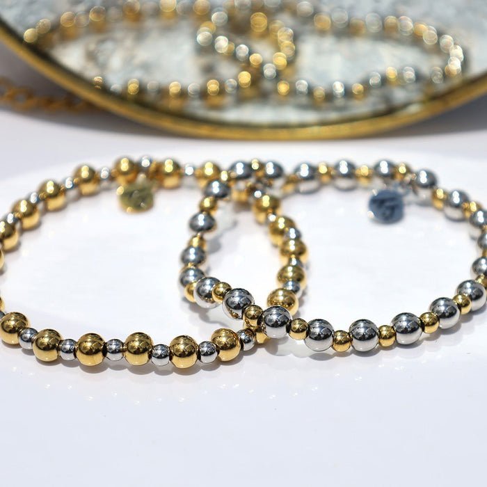 Serenity Collection- Stainless Steel Gemstone Bracelet