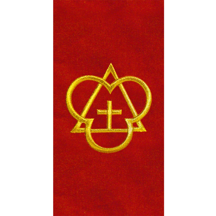 Set of 4 Deacon Stoles with Adorned Trinity Motif