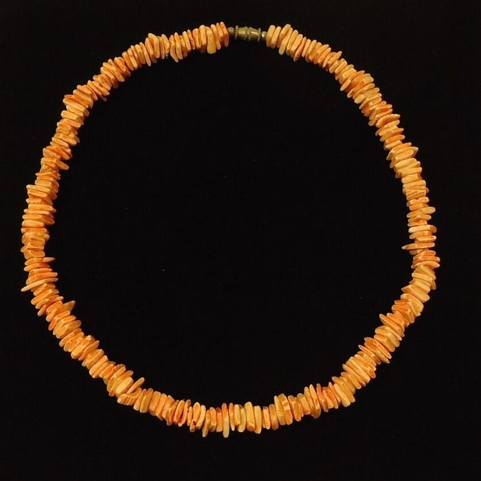 Shell Necklace Barrel Clasp 18 in Item J