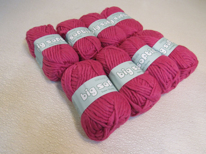 Sirdar-Big-Softy-Super-Chunky-Yarn-Rose-8-Skeins-49-Yards-Each-394 2