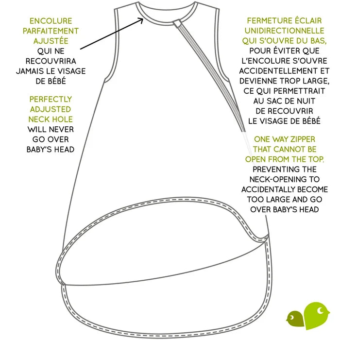 Sleep Bag Bamboo 0-36m | Moss