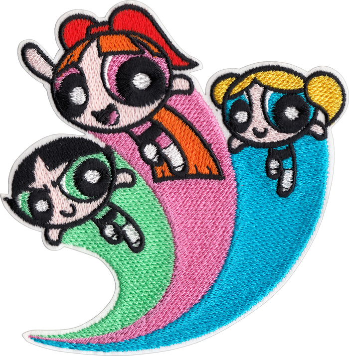 Square Deal Patch - Powerpuff Girls