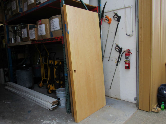 Standard-Flat-Panel-Door-Solid-Core-80-in-x-36-in-Tan-Birch-398 1