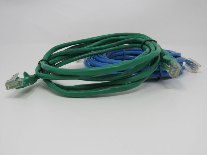 Standard-Lot-of-2-Ethernet-Patch-Cables-RJ-45-Variety-of-Lengths-Cat5e-890 2